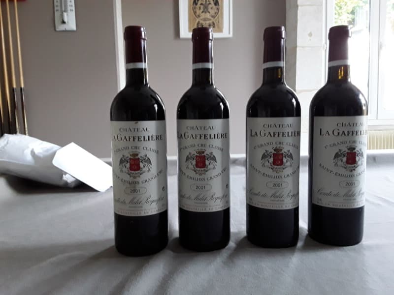 4 x 1e GCC, Château La Gaffeliere, Saint-Émilion, 2001