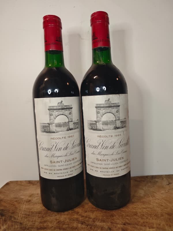 2 x Grand Vin de Léoville du Marquis de las Cases, Saint-Julien, 1985