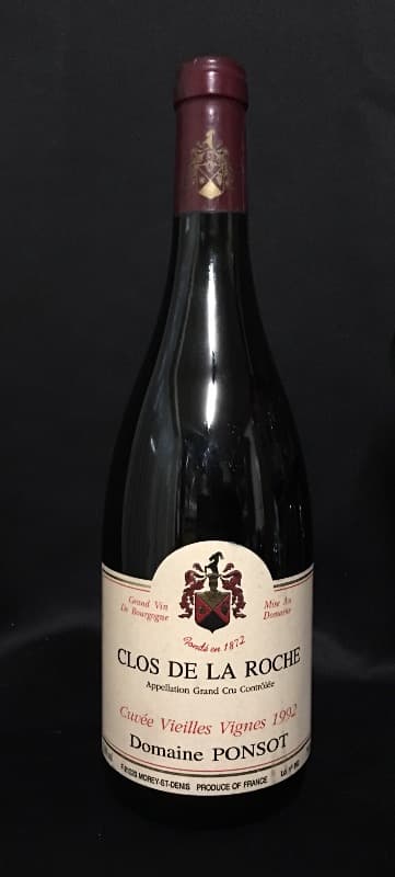 Clos-de-la-Roche, CUVÉE VIEILLES VIGNES, PONSOT, 1992