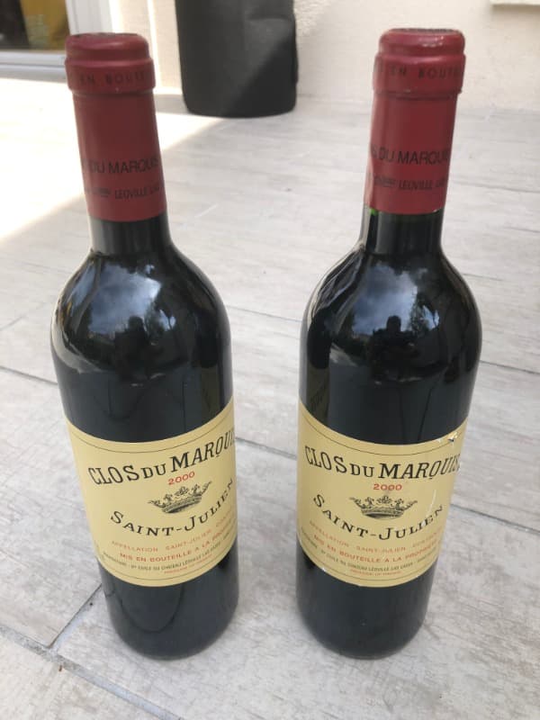 2 x CLOS DU MARQUIS, Château Léoville Las Cases, Saint-Julien, 2000