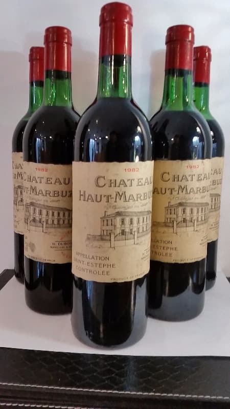 6 x Château Haut Marbuzet, Saint-Estèphe, 1982