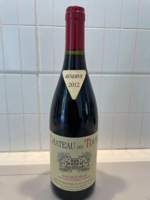 Vacqueyras, Château des Tours, 2012