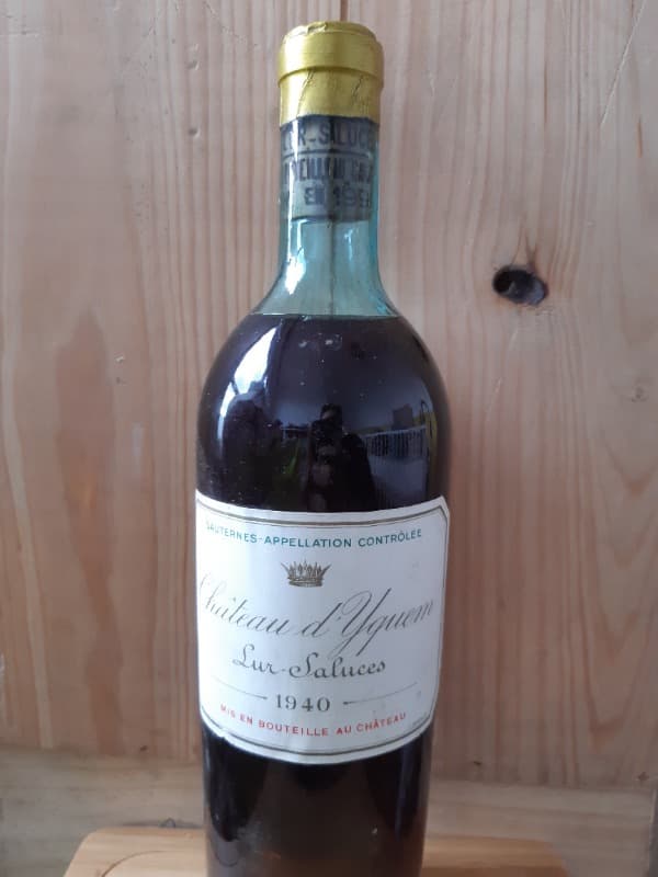 Château d'Yquem, Sauternes, 1940