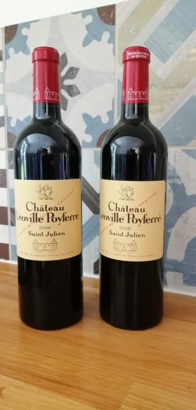 2 x Château Léoville Poyferré, Saint-Julien, 2008