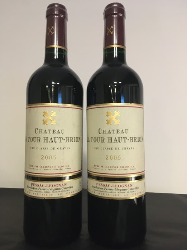 2 x château La tour haut brion, Pessac-Léognan, 2005