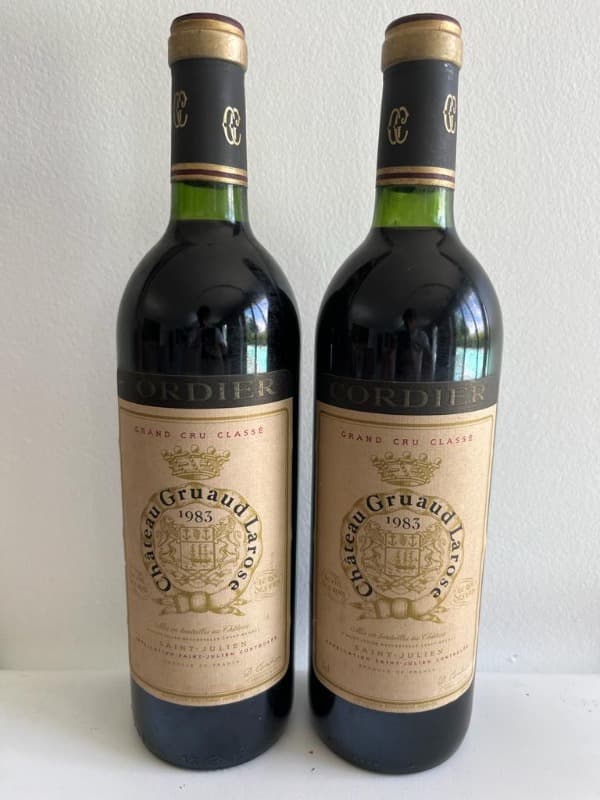 2 x Château Gruaud Larose, Saint-Julien, 1983
