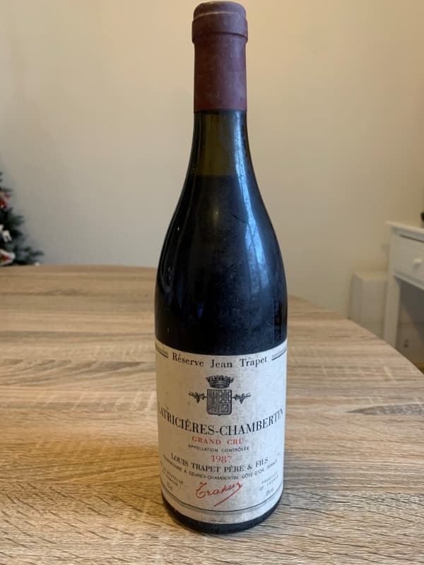 Latricières-Chambertin, Réserve Jean Trapet, Domaine Louis Trapet et Fils, 1987