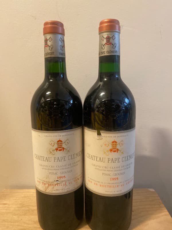 2 x Château Pape Clément, Pessac-Léognan, 1995