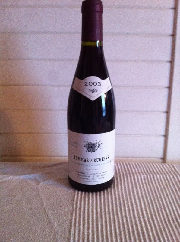 Pommard Les Rugiens 1er Cru, Michel Gaunoux, 2003