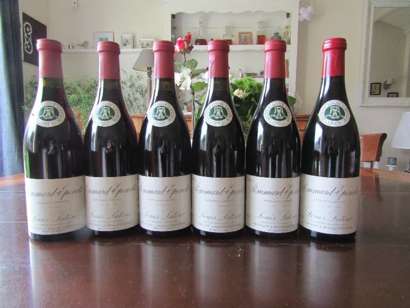 6 x Pommard, Epenots, Louis Latour, 1985