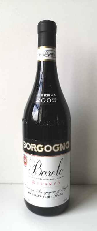 Barolo riserva, Borgogno & Figli, 2003