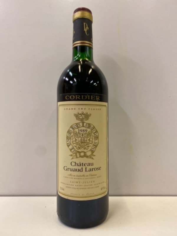 Grand cru classé, Château Gruaud Larose, Saint-Julien, 1989