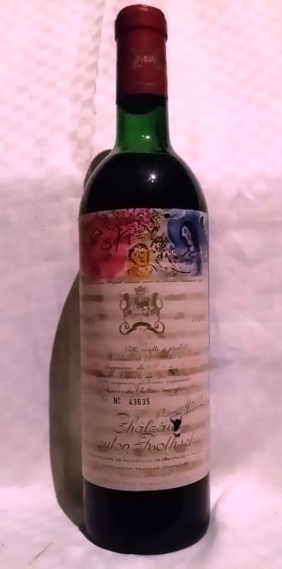 Château Mouton Rothschild, Pauillac, 1970