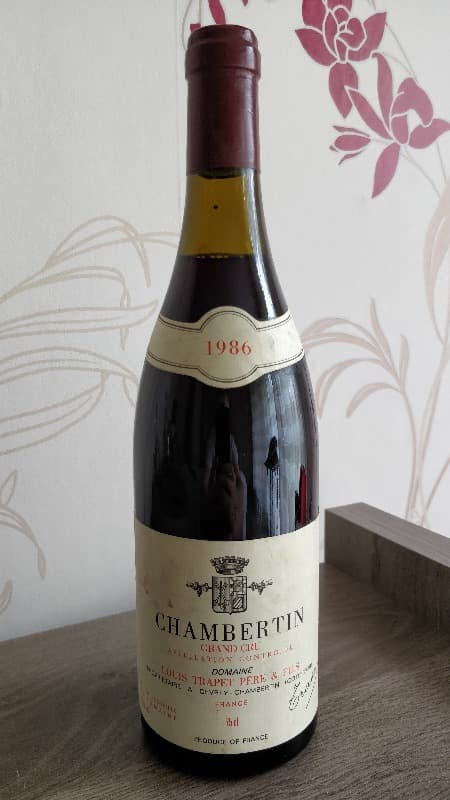 Chambertin, Grand Cru, Louis Trapet père et fils, 1986