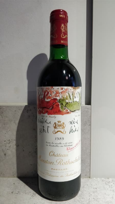 Château Mouton Rothschild, Pauillac, 1989