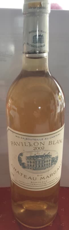 Pavillon blanc, Château MARGAUX, Bordeaux, 2002