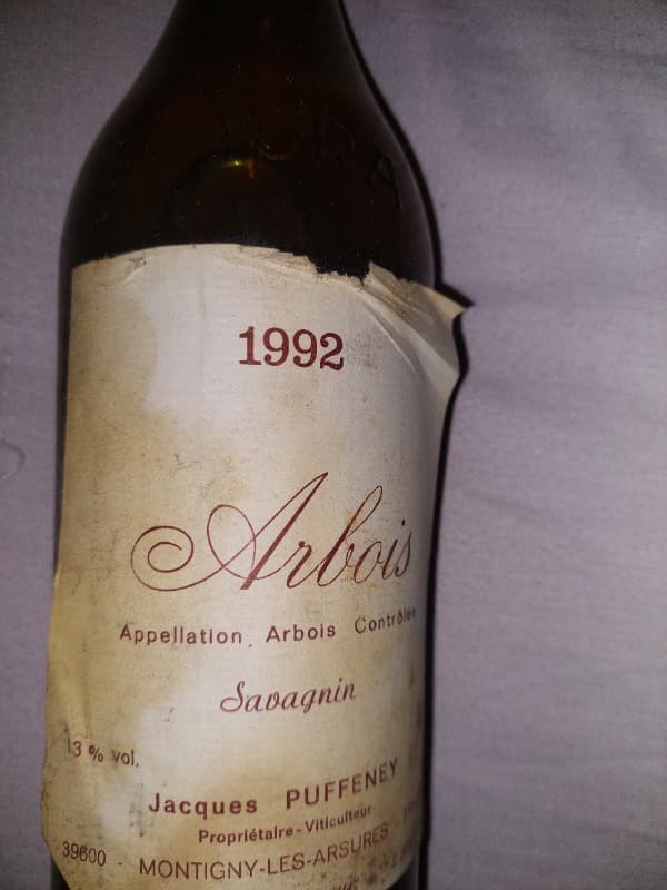 Savagnin, Jacques Puffeney, Arbois, 1992