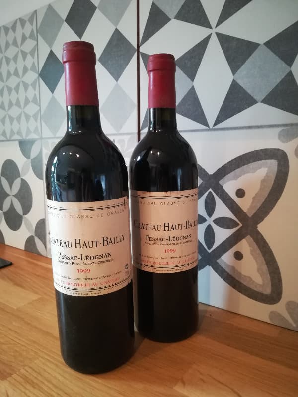 2 x château Haut-Bailly, Pessac-Léognan, 1999