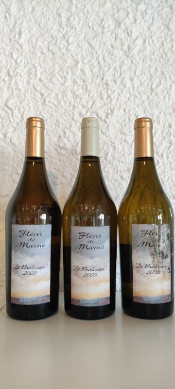 3 x Fleur de marne, le montceau, Domaine Labet, Côtes-du-Jura, 2005