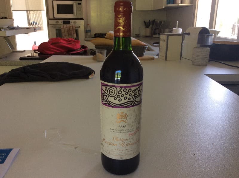 Château Mouton Rothschild, Pauillac, 1988