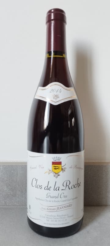 Clos-de-la-Roche, Grand Cru, Gérard Jeanniard, 2014
