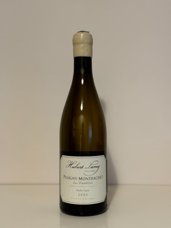 Puligny-Montrachet, Les tremblots, Hubert Lamy, 2020