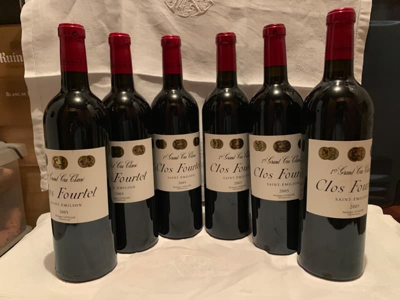 6 x Clos Fourtet, Saint-Émilion, 2005