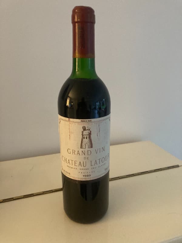 Grand Vin de château Latour, Pauillac, 1989
