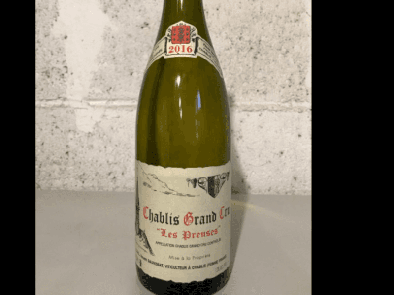 Chablis Grand Cru, Les Preuses, Domaine Vincent Dauvissat, 2016