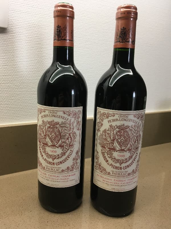 2 x Château Pichon Longueville - Baron, Pauillac, 1998