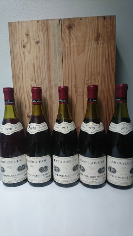 5 x Vosne-Romanée, Les Suchots, Labouré Roi, 1978
