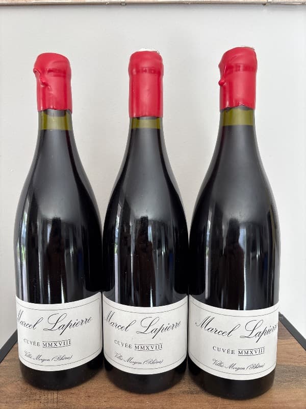 3 x Cuvée MMXVIII, Marcel Lapierre, Morgon, 2018