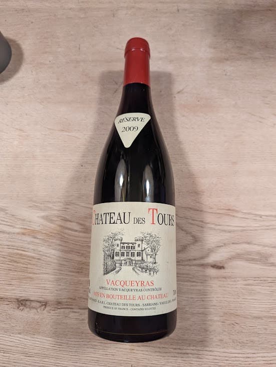 Vacqueyras, Château des Tours, 2009
