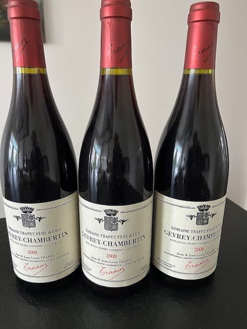 3 x Gevrey-Chambertin, Trapet Père et fils, 2000