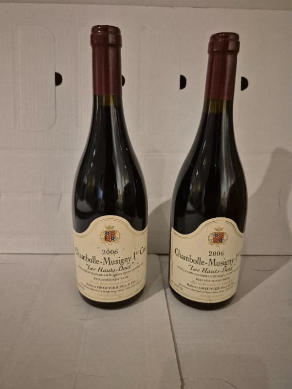 2 x Chambolle-Musigny, 1er Cru les Hauts Doix, Domaine Robert Groffier, 2006