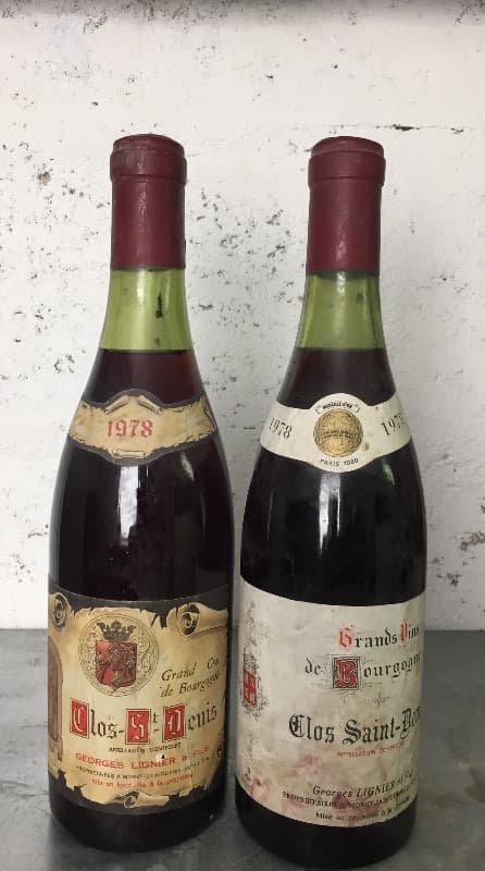 2 x Clos-Saint-Denis, Georges Lignier, 1978