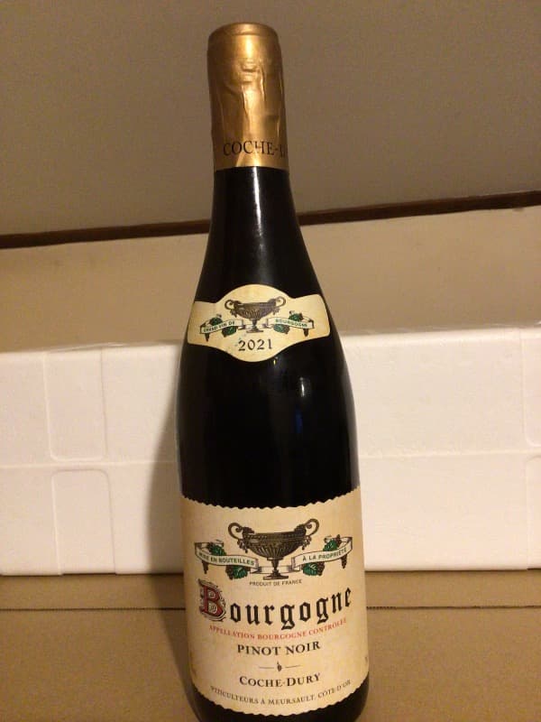 Bourgogne, Pinot noir, J.F. Coche-Dury, 2021