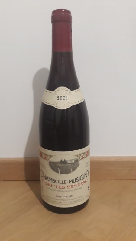 Chambolle-Musigny, 1er cru les sentiers, Jacky Truchot, 2001