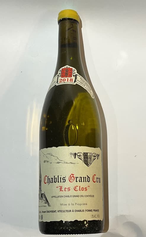 Chablis Grand Cru, Les Clos, Domaine Vincent Dauvissat, 2018