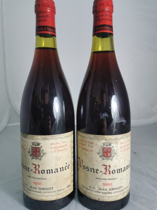 2 x Vosne-Romanée, Jean Grivot, 1981