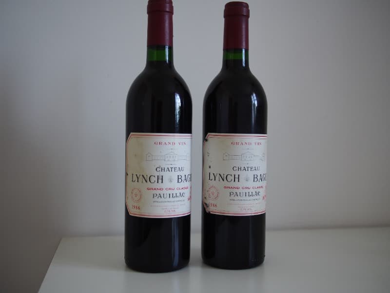 2 x Château Lynch Bages, Pauillac, 1986