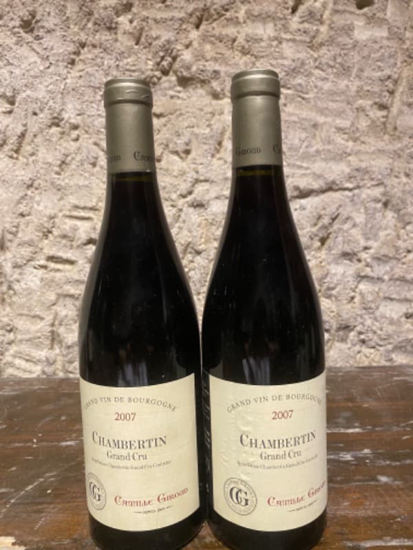 2 x Chambertin, Grand Cru, Domaine Camille Giroud, 2007
