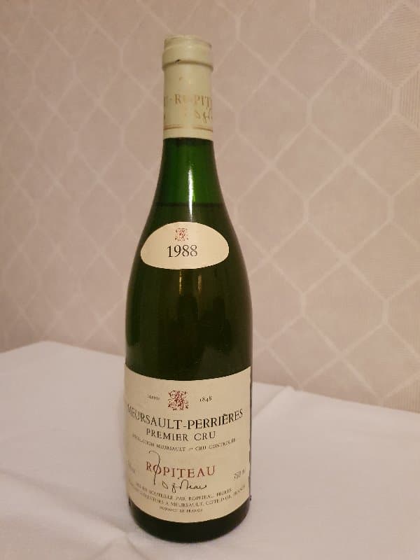 Meursault, Premier Cru les Perrières, Ropiteau, 1988