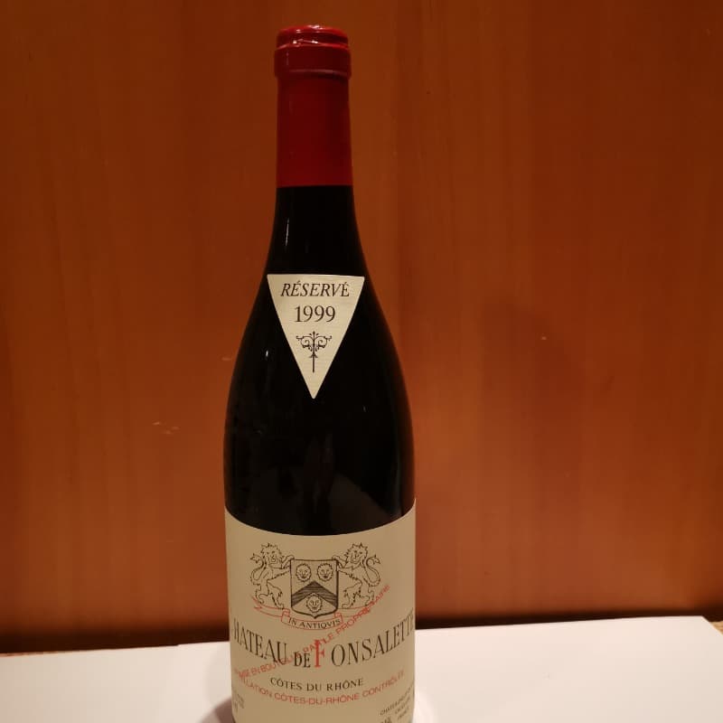 Côtes-du-Rhône, château Fonsalette, 1999