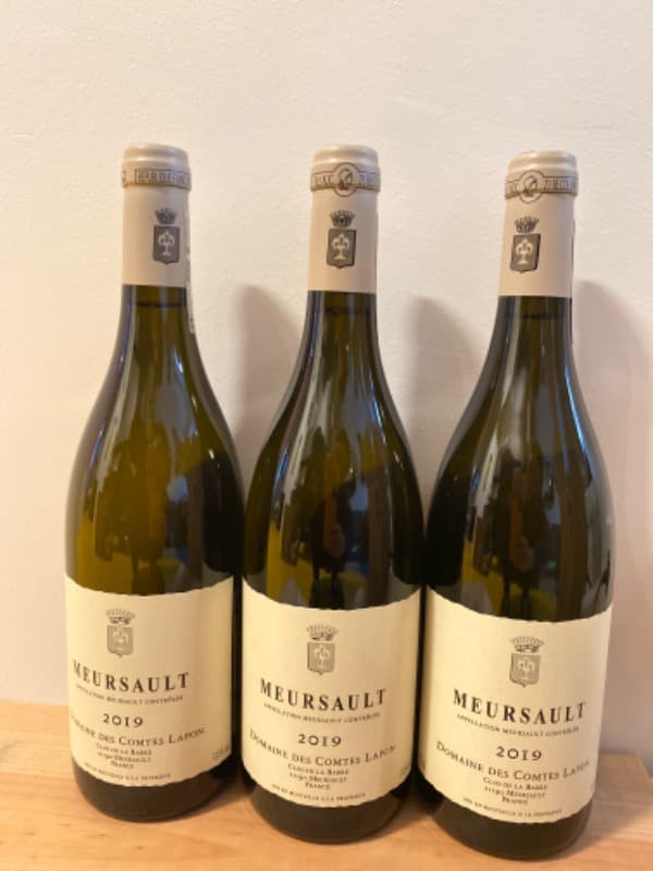 3 x Meursault, Domaine des Comtes Lafon, 2019