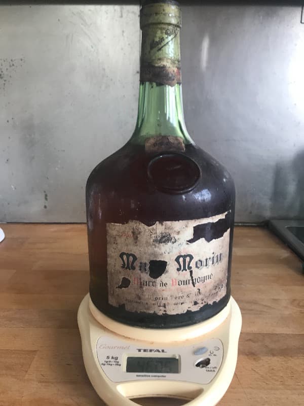 Marc de Bourgogne VSOP, Domaine Morin père et fils 4,6kg, 1920