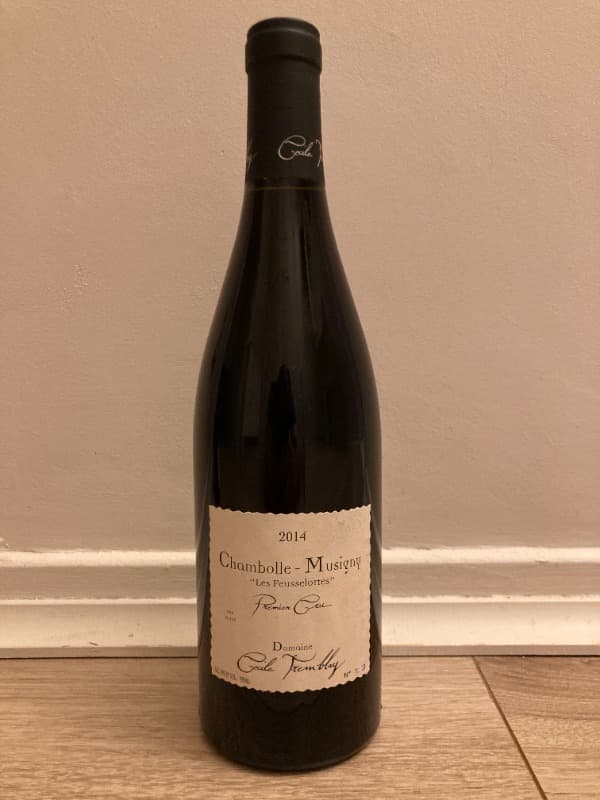 Chambolle-Musigny, 1er cru Feusselottes, Cécile Tremblay, 2014