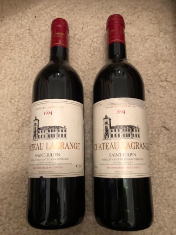 2 x Grand cru classé en 1855, Château Lagrange, Saint-Julien, 1994