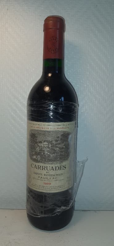 Carruades, château Lafite Rothschild, Pauillac, 1989