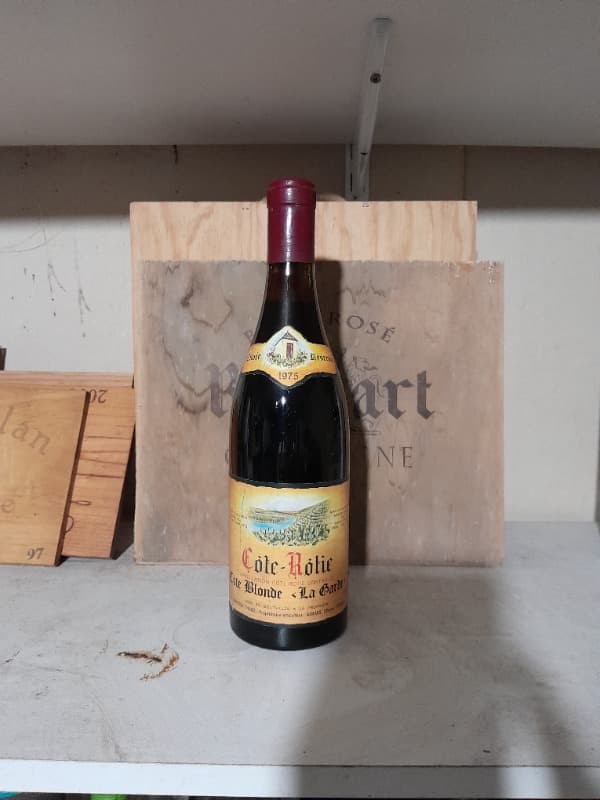 Côte-Rôtie, Cote blonde la Garde, Dervieux-Thaize, 1975